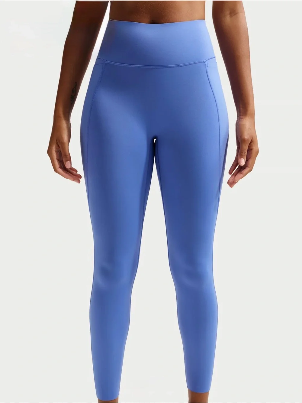 Nike Universa Women's High-Waisted 7/8 Leggings with No Front Seam Sz XXL HQ6813
